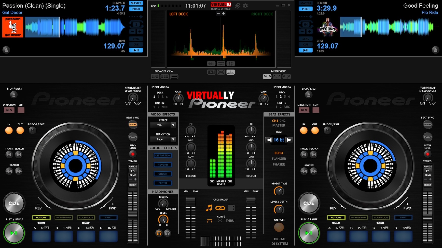 Virtual DJ Performance