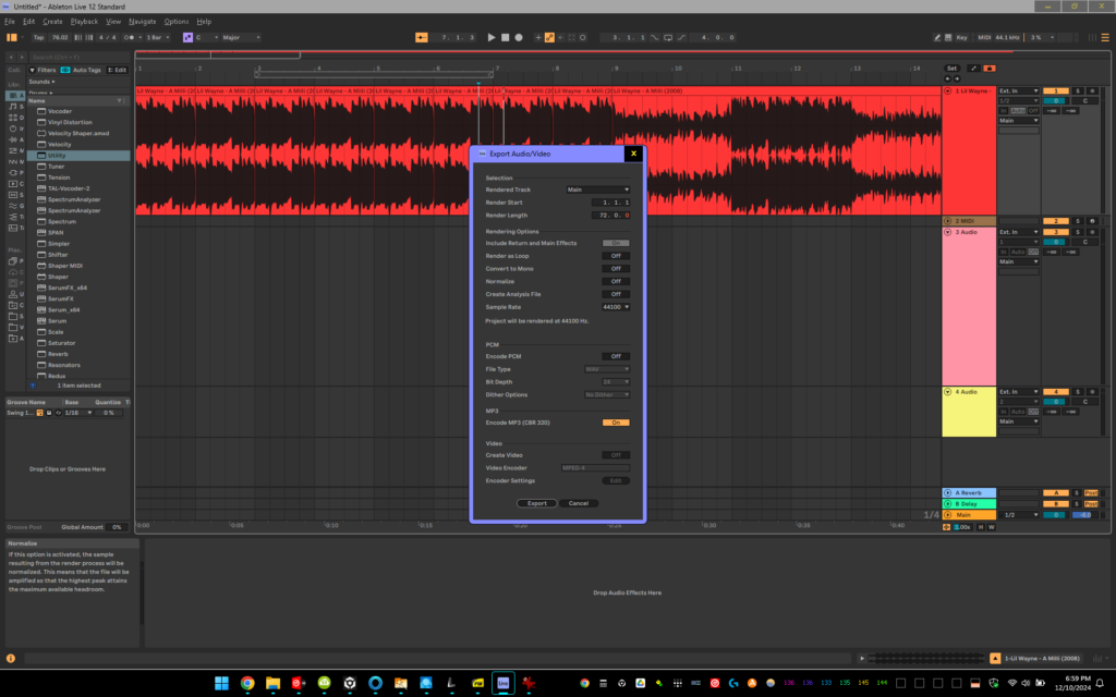 Copy and Paste Bars in Ableton