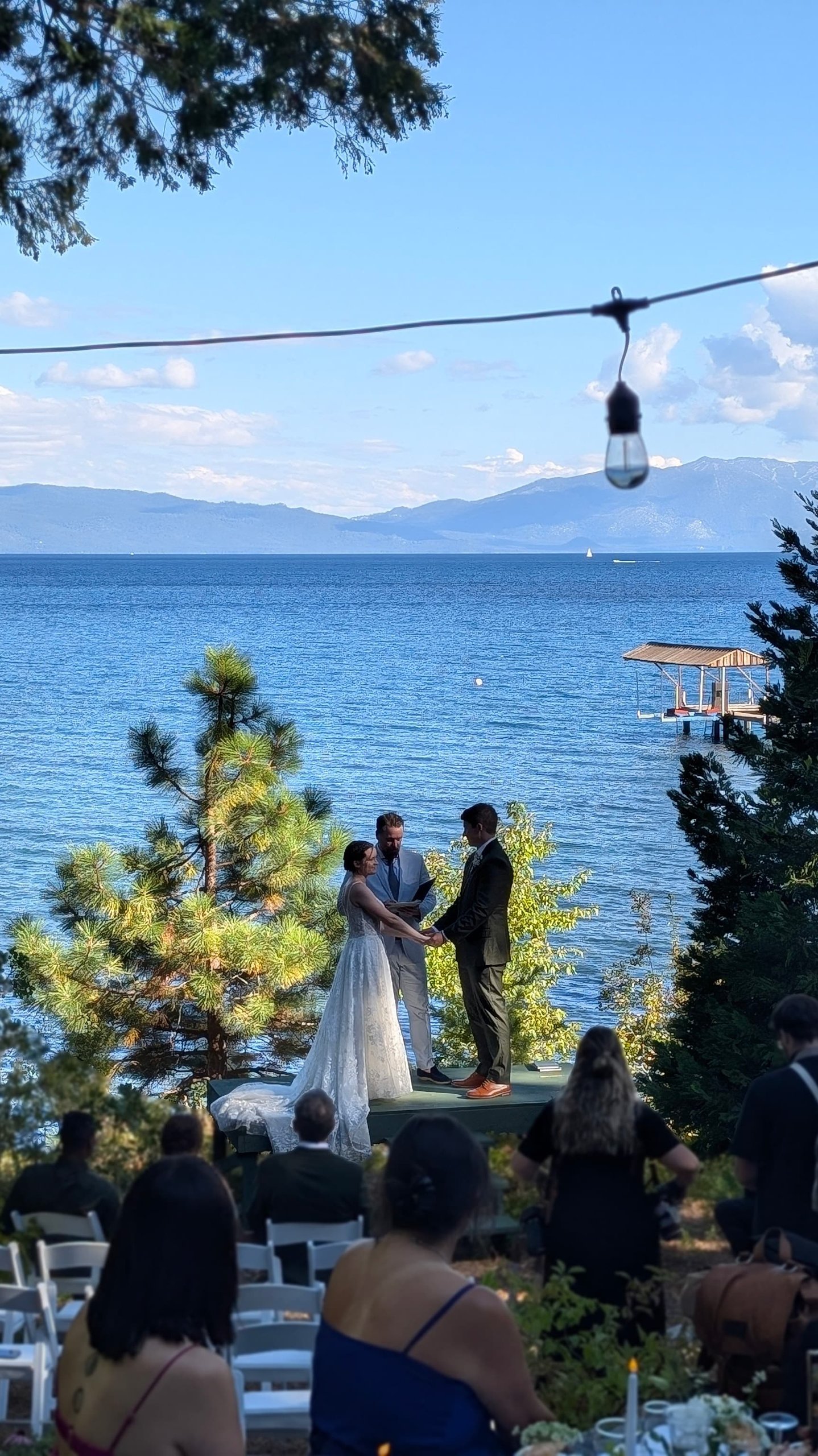 Emma & Jackson's private mansion wedding in Tahoe City