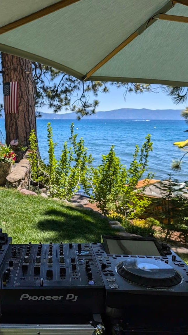 DJ Jon at a private birthday celebration in Tahoe City, birthday party DJ pricing in Reno
