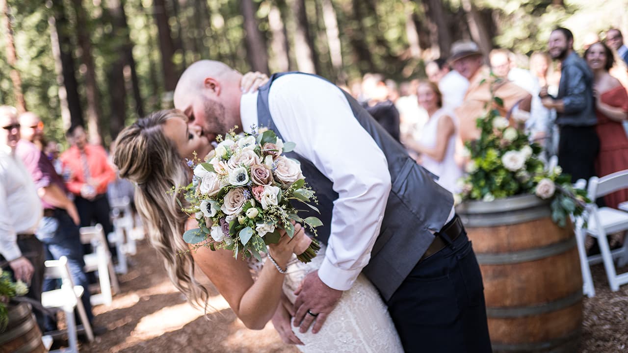 Correen & Kellen's magical wedding in the woods of Graeagle featuring DJ Jon Alder's professional wedding DJ services