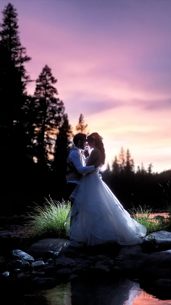 Shannon and Ryan Figueroa wedding reception at Twenty Mile House in Graegle, California