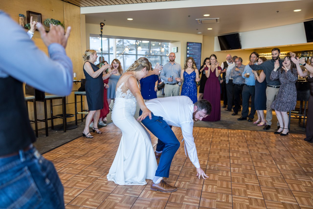 Ali and Robert in a dance off