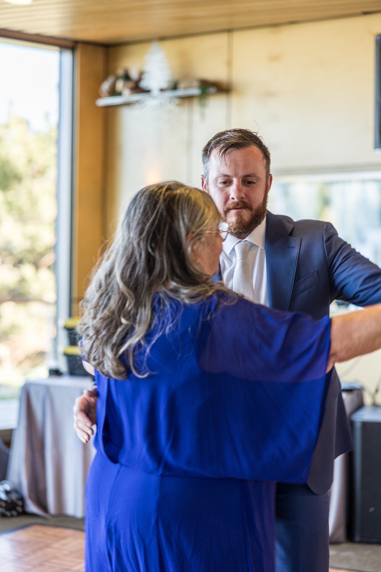 Robert dances with his mom