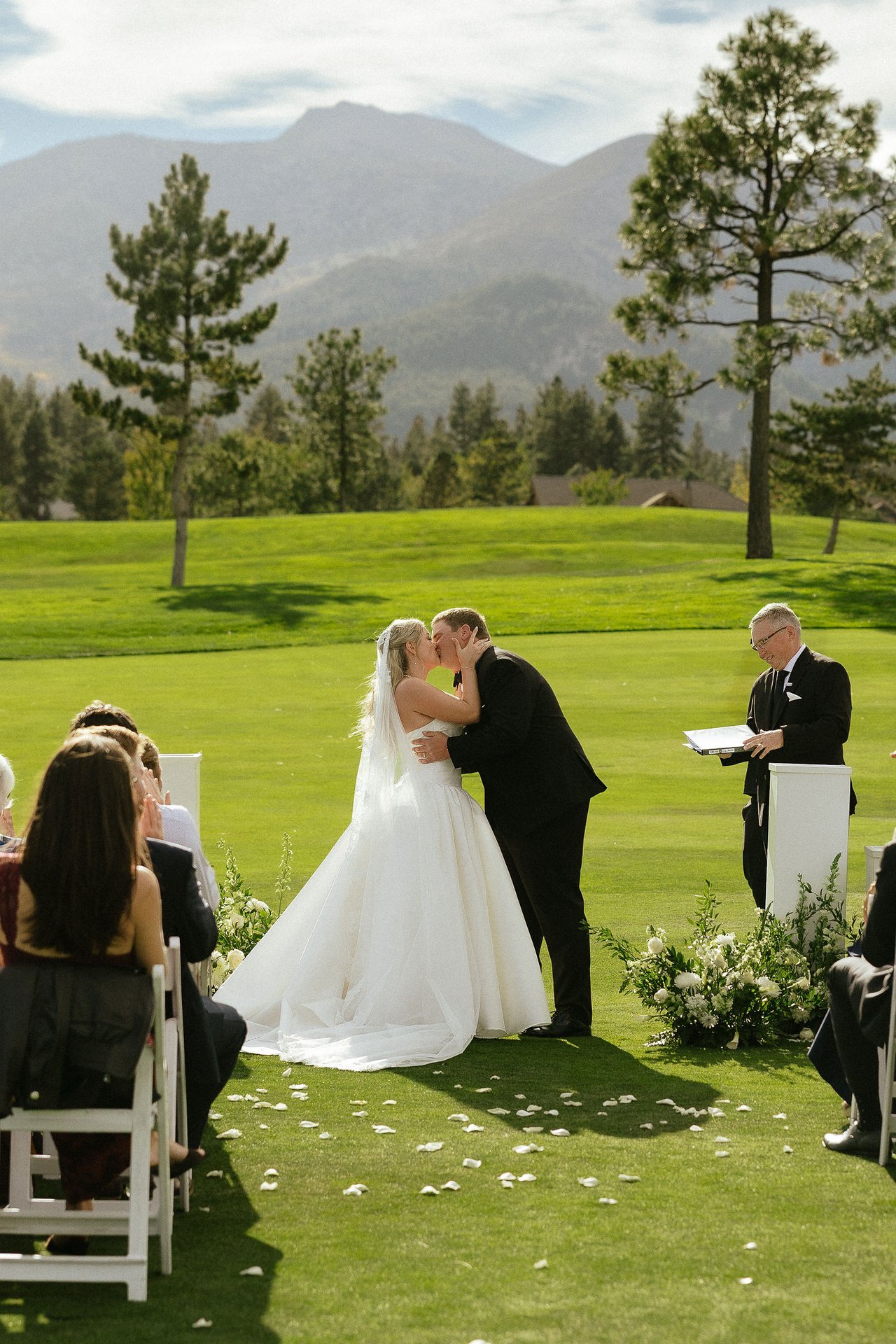 Ally and Drew share their first kiss as a married couple