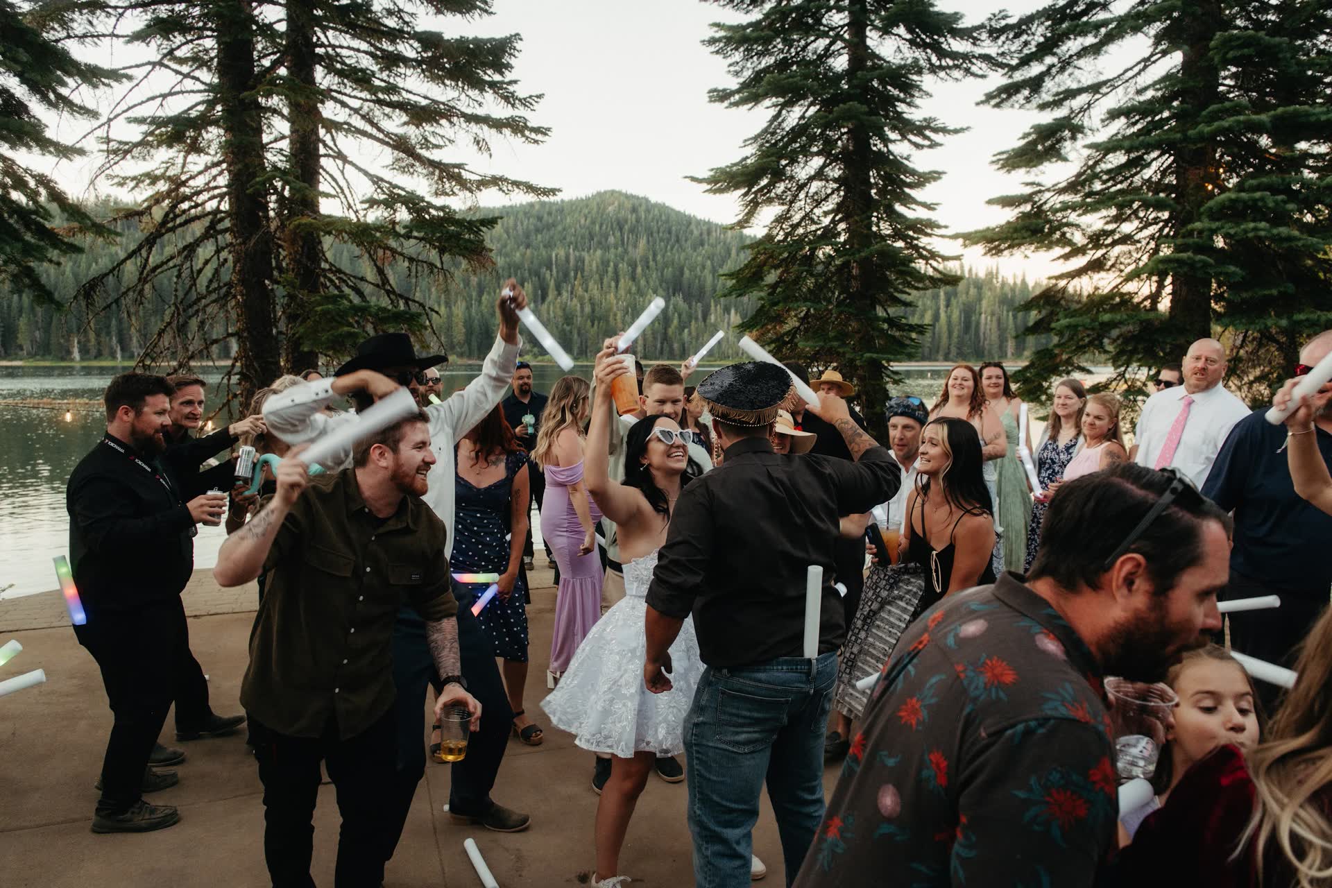 Kaitlyn & Tristan's wedding at The Lakeshore Resort, Bucks Lake, California - DJs In Reno