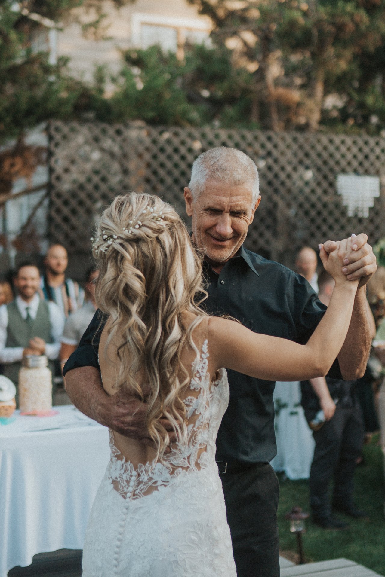 Lexy dances with her dad
