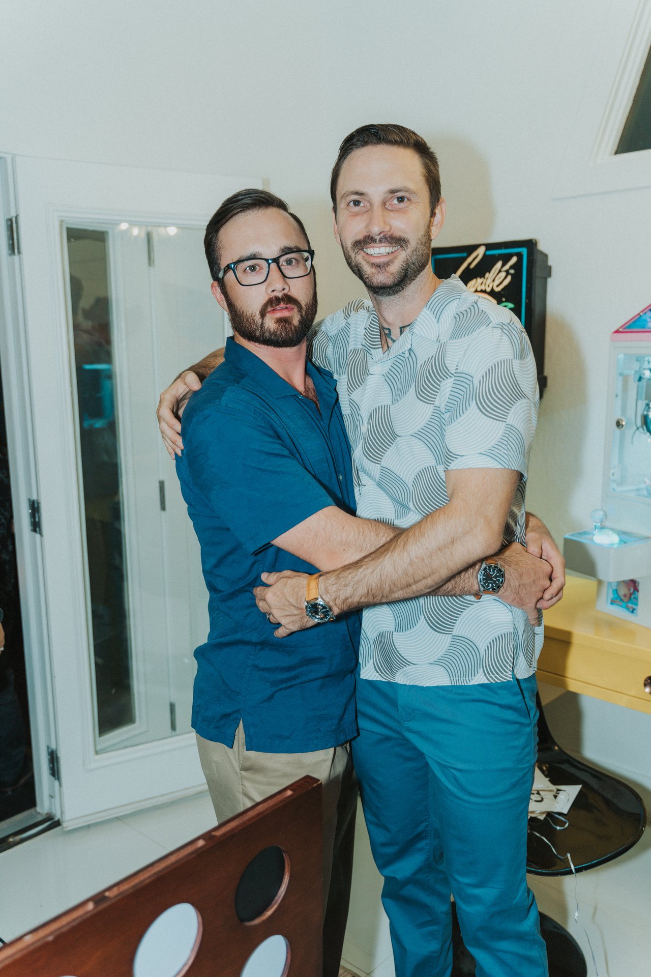 Jeremy with a friend
