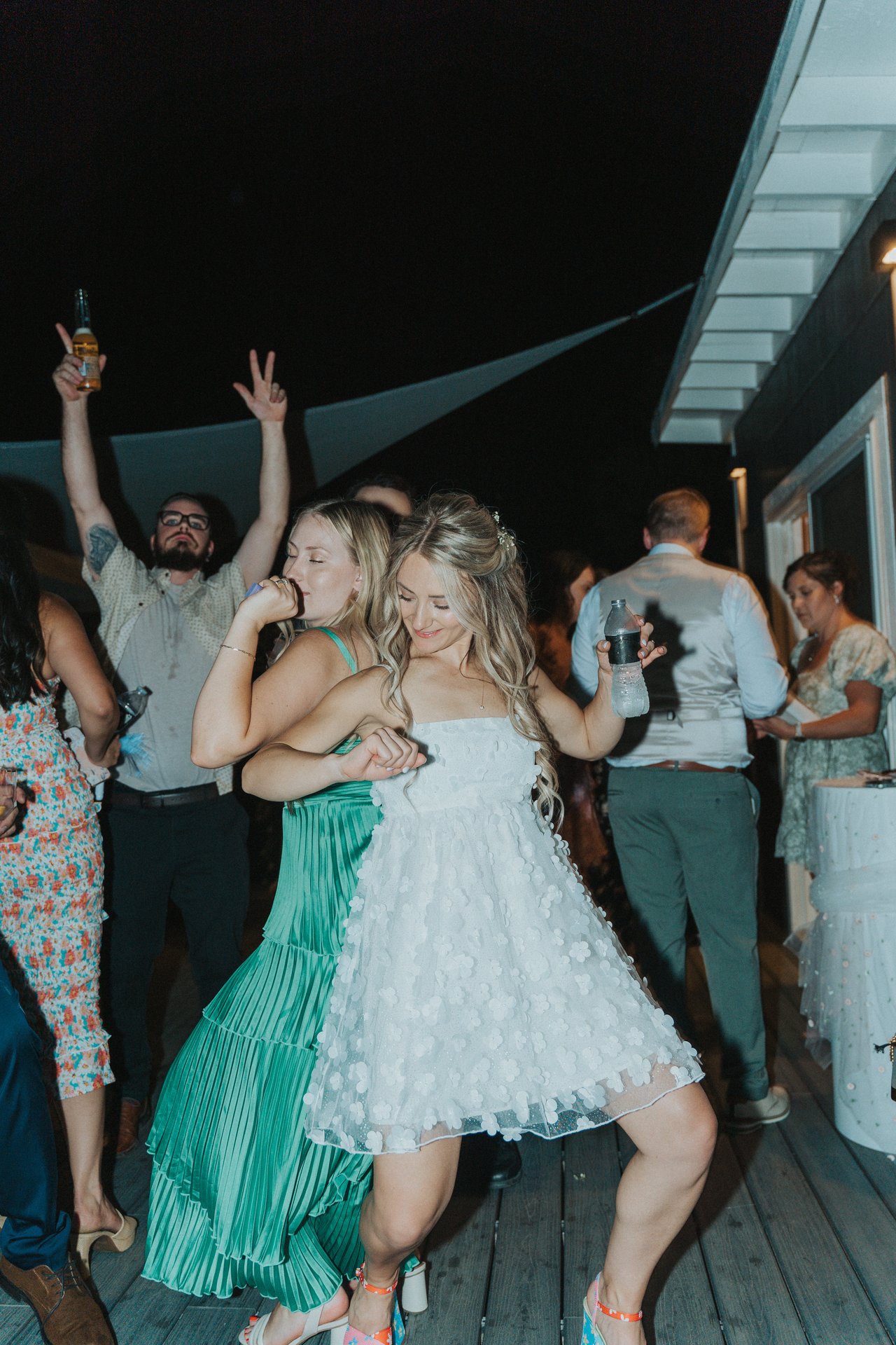 Lexy dancing with another friend