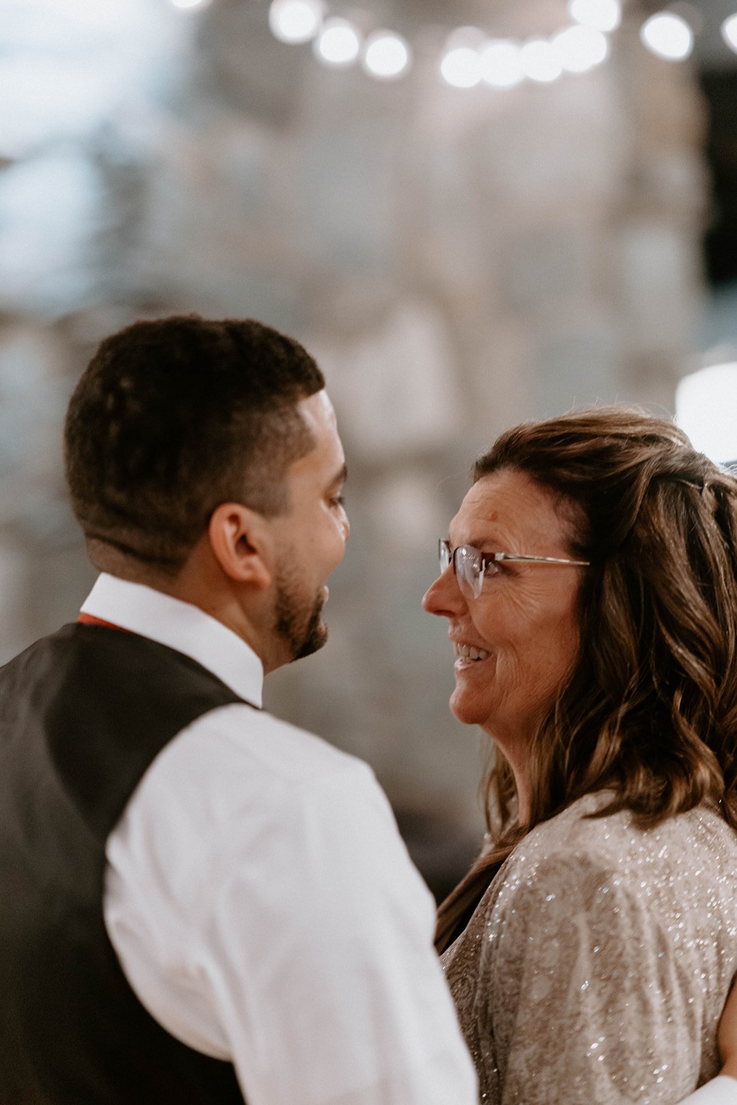 Jason dances with his mom