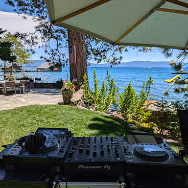 Special event celebration with DJ entertainment