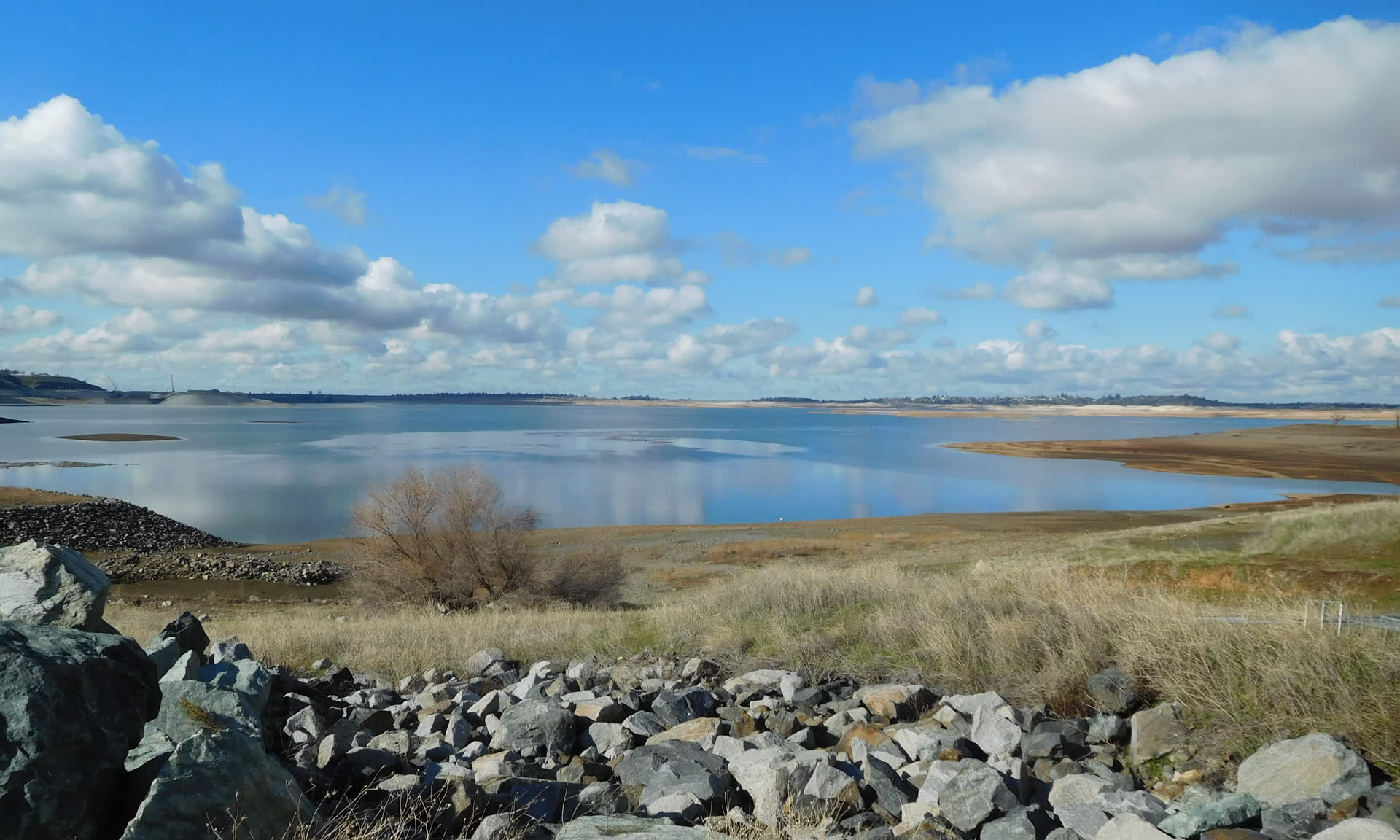 Folsom Lake outside Sacramento, California