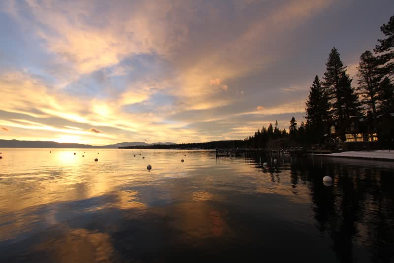 Lakefront dining at the West Shore Café on Lake Tahoe